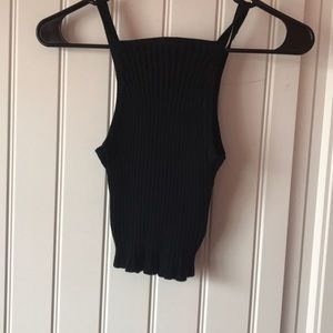 Luca and Grae black crop top